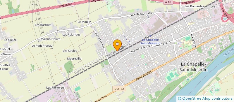 localisation de l'entreprise CHAFER  LA CHAPELLE-SAINT-MESMIN