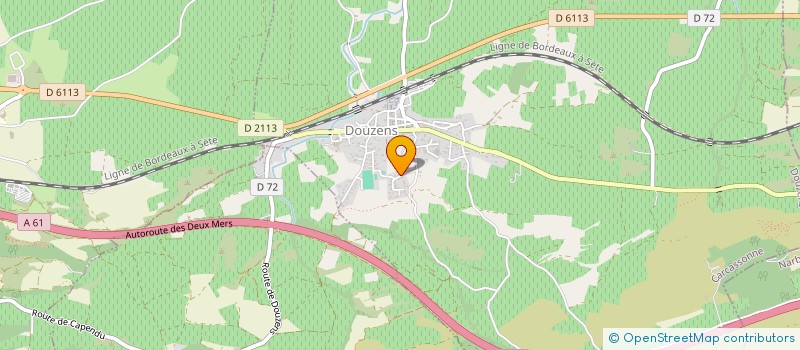 localisation de l'entreprise CHAFER ARTISAN MACON  DOUZENS