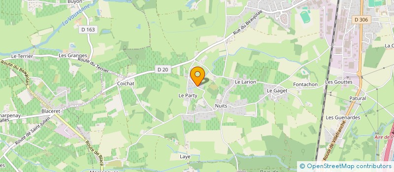 localisation de l'entreprise CHAFFANJON - DUCROZET  MONTMERLE-SUR-SAONE