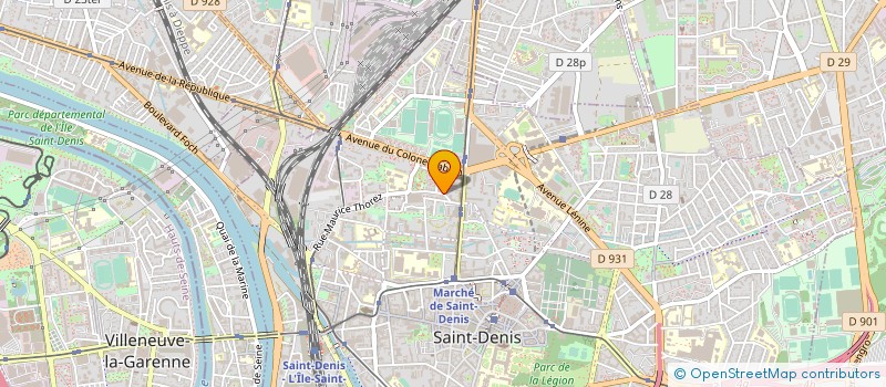 localisation de l'entreprise CHAFFAR-BATICONCEPT à SAINT-DENIS