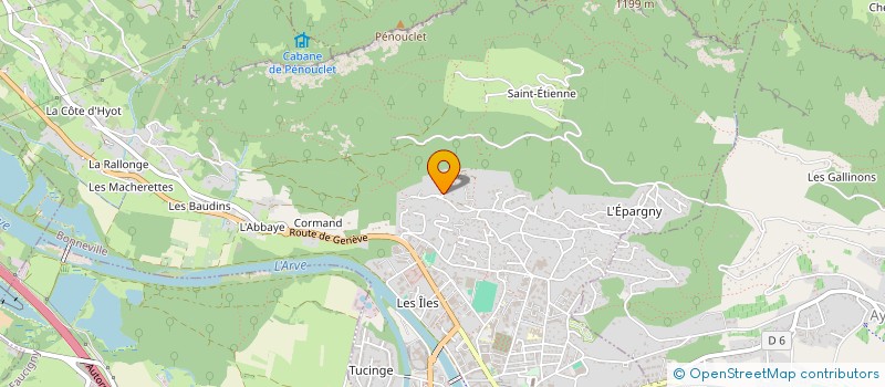 localisation de l'entreprise CHAFFARD JEAN LOUIS ET AIME  BONNEVILLE