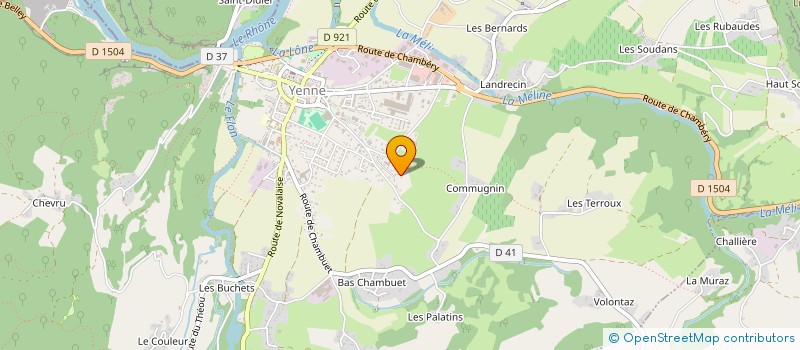 localisation de l'entreprise CHAFFARON  YENNE