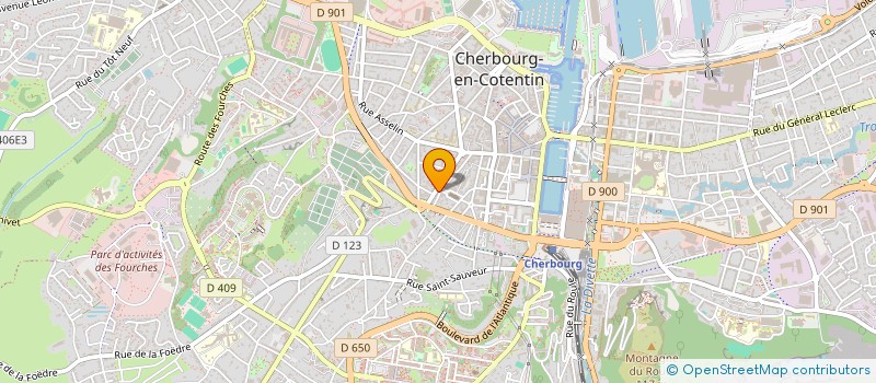 localisation de l'entreprise CHAFFIN GUYADER à CHERBOURG-EN-COTENTIN