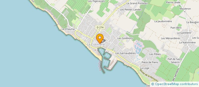 localisation de l'entreprise CHAFLONEA à SAINT PIERRE D'OLERON
