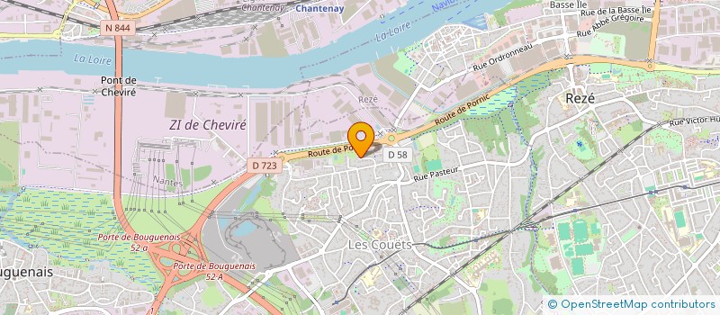 localisation de l'entreprise CHAFLOQUE à BOUGUENAIS