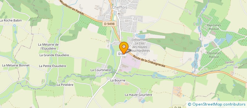 localisation de l'entreprise CHAFOGEP à CHEFFOIS