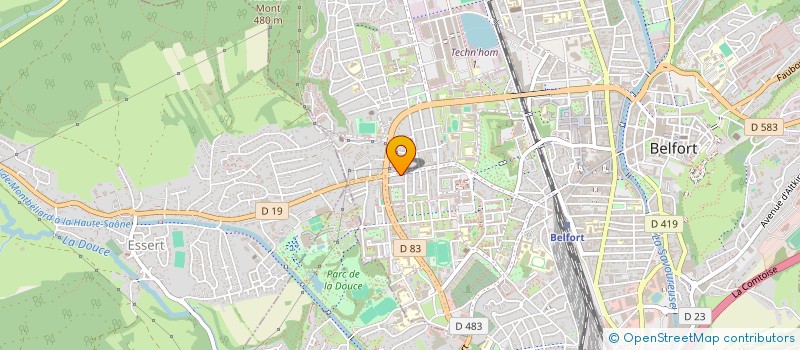 localisation de l'entreprise CHAFRAN SARL  BELFORT