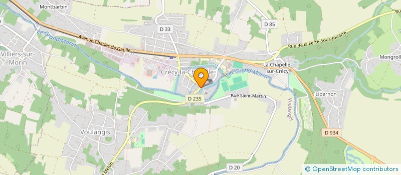 localisation de l'entreprise CHAGABLINE  CRECY-LA-CHAPELLE