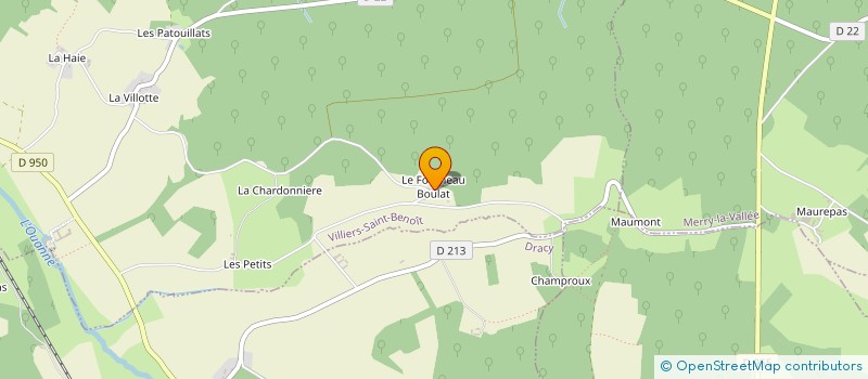 localisation de l'entreprise CHAGAD  VILLIERS ST BENOIT