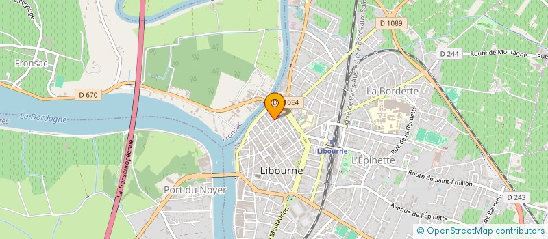 localisation de l'entreprise CHAGALL  LIBOURNE
