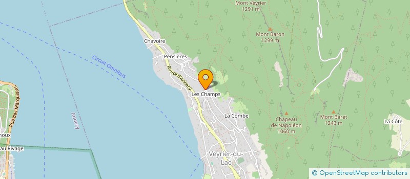 localisation de l'entreprise CHAGAR74  VEYRIER-DU-LAC