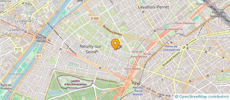 localisation de l'entreprise CHAGARAF à NEUILLY-SUR-SEINE