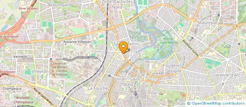 localisation de l'entreprise CHAGATHE à RENNES