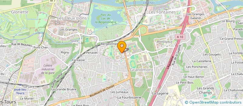 localisation de l'entreprise CHAGATOURS  FONDETTES