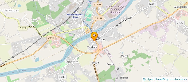 localisation de l'entreprise CHAGHIL  SAINT-VITE