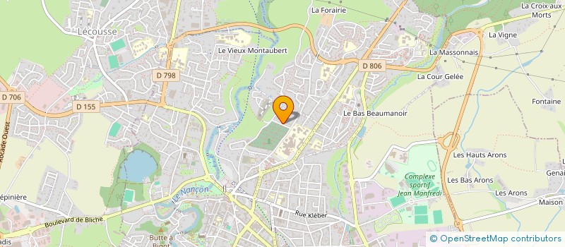 localisation de l'entreprise CHAGI ONLYSON  FOUGERES