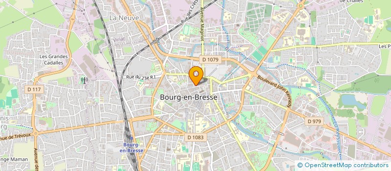 localisation de l'entreprise CHAGNARD BOUTIQUE à BOURG-EN-BRESSE