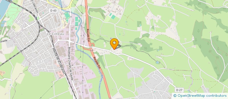 localisation de l'entreprise CHAGNON JULIEN  SAINT-VINCENT-DE-BOISSET