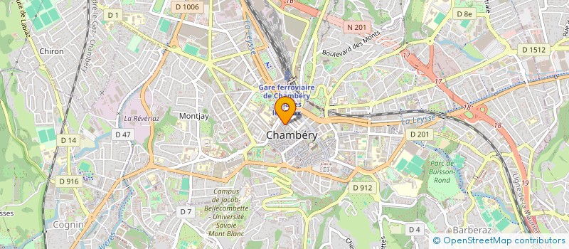 localisation de l'entreprise CHAGO à CHAMBERY