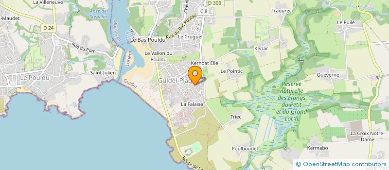 localisation de l'entreprise CHAGOS à GUIDEL