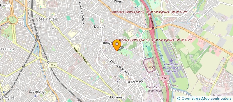 localisation de l'entreprise CHAGRA  TOULOUSE