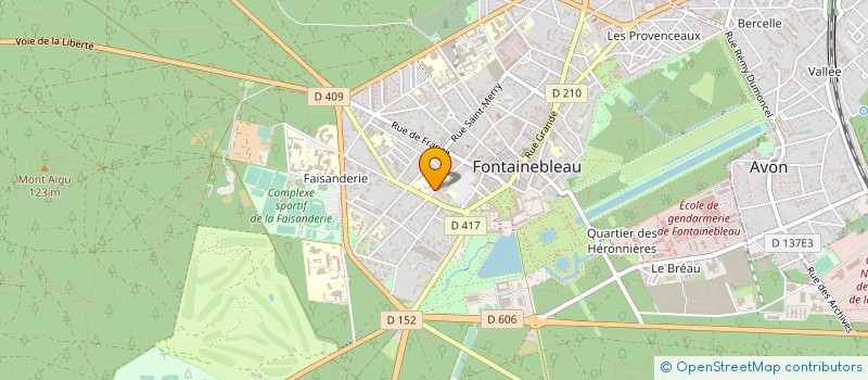 localisation de l'entreprise CHAGRITAS AVENTURES  FONTAINEBLEAU