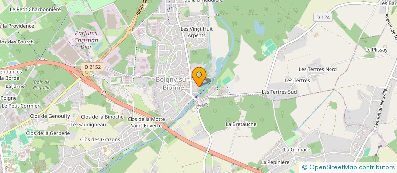 localisation de l'entreprise CHAGUE DATA SOLUTIONS à BOIGNY-SUR-BIONNE