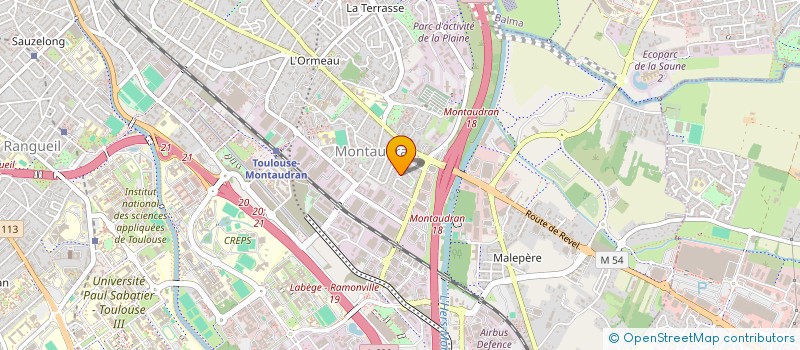 localisation de l'entreprise CHAGUE-IMMO à TOULOUSE