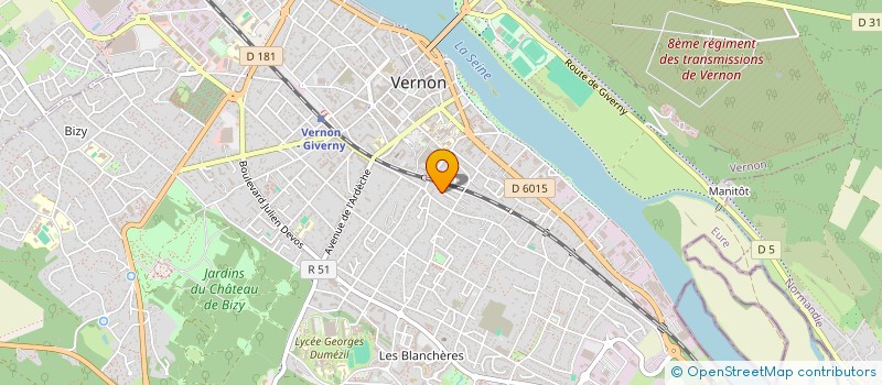 localisation de l'entreprise CHAGUY EXOTIQUE à VERNON