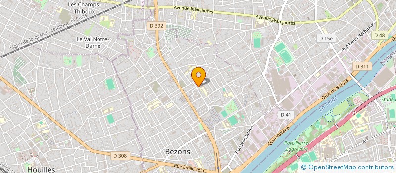 localisation de l'entreprise CHAHD SERVICE à BEZONS