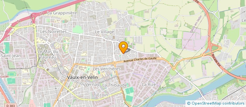 localisation de l'entreprise CHAHED BAT  VAULX-EN-VELIN