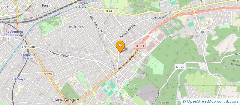 localisation de l'entreprise CHAHRA à LIVRY-GARGAN