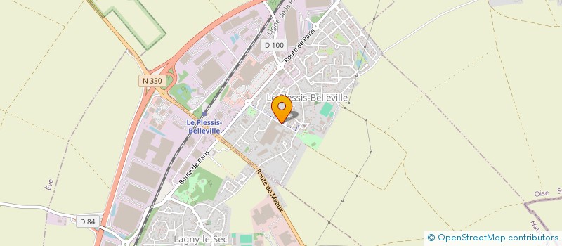 localisation de l'entreprise CHAHRA VOYAGES  LE PLESSIS-BELLEVILLE