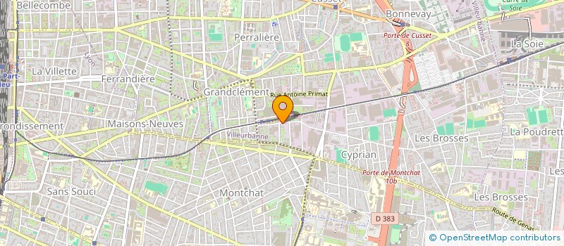 localisation de l'entreprise CHAHRAZED BAR CAFE RESTAURANT  VILLEURBANNE