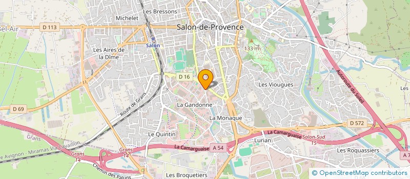 localisation de l'entreprise CHAHRAZED BARBOUCHA  SALON-DE-PROVENCE