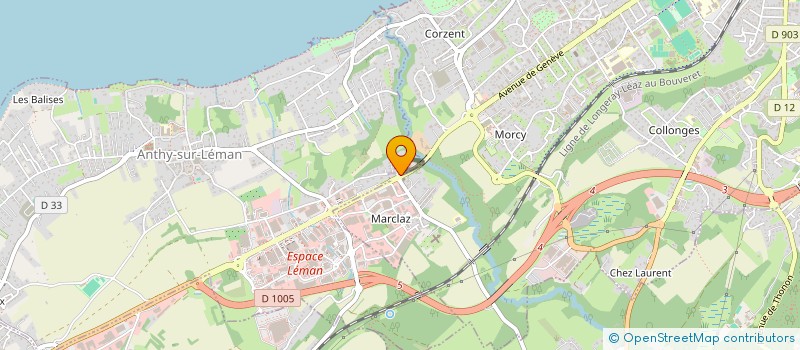 localisation de l'entreprise CHAI 115 à THONON-LES-BAINS
