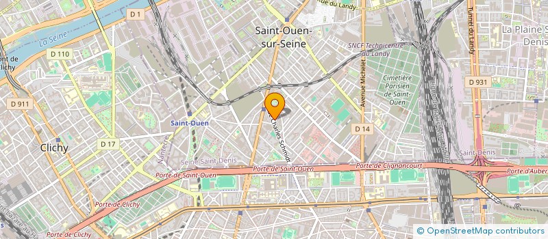 localisation de l'entreprise CHAI 17 à SAINT-OUEN-SUR-SEINE