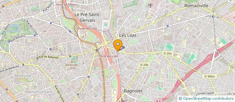 localisation de l'entreprise CHAI à LES LILAS