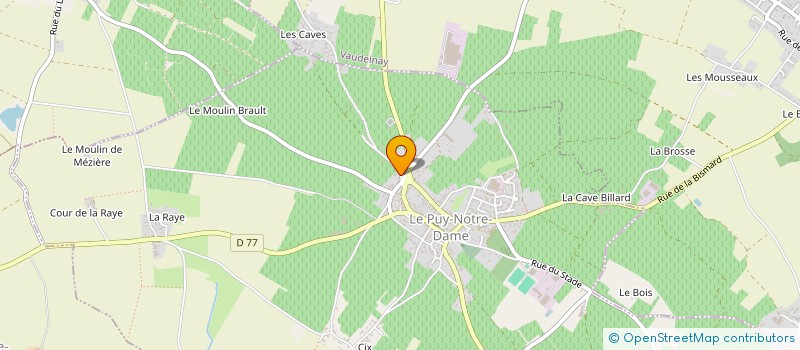 localisation de l'entreprise CHAI DE LA PALEINE à LE PUY-NOTRE-DAME