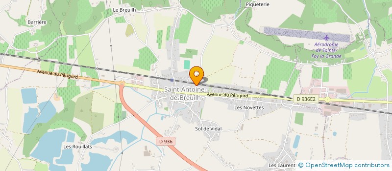 localisation de l'entreprise CHAI DU CANTON  LAMOTHE-MONTRAVEL