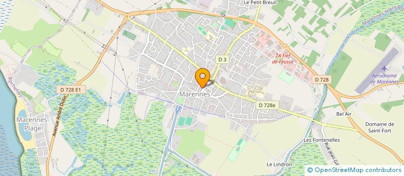 localisation de l'entreprise CHAI MORICE  BREUILLET