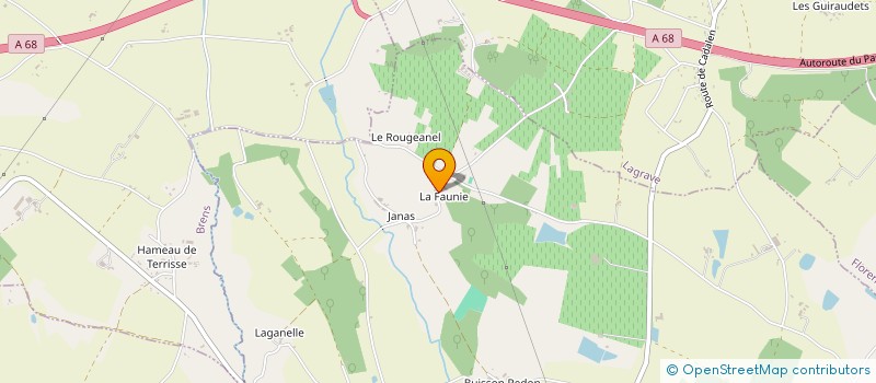 localisation de l'entreprise CHAI SOPHIE  CADALEN