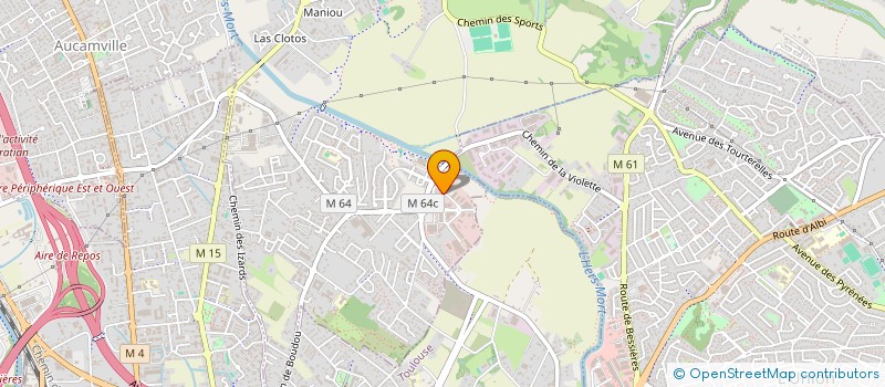 localisation de l'entreprise CHAI VINCENT 7 DENIERS  TOULOUSE