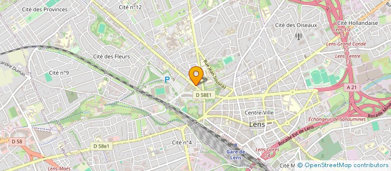 localisation de l'entreprise CHAIB  LENS