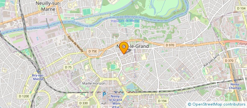 localisation de l'entreprise CHAIBI MESSAOUD  NOISY LE GRAND