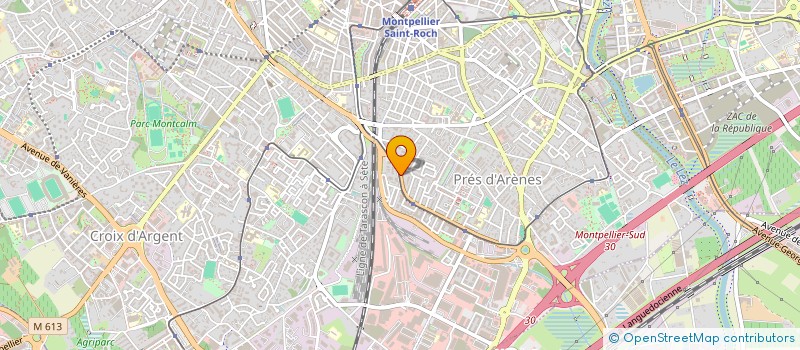 localisation de l'entreprise CHAIGNE FRERES  MONTPELLIER