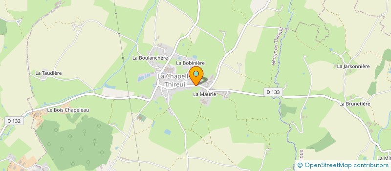 localisation de l'entreprise CHAIGNEAU  BEUGNON-THIREUIL