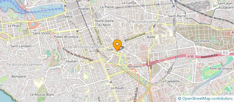 localisation de l'entreprise CHAIGNEAU ET HULOT à MARSEILLE