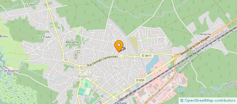 localisation de l'entreprise CHAIGNEAU TP-ENVIRONNEMENT  MARCHEPRIME