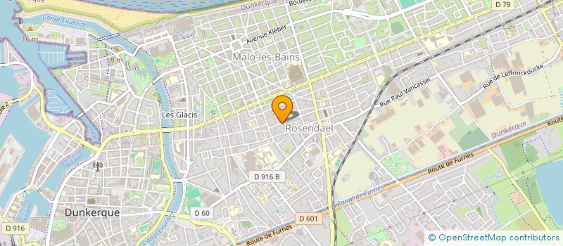 localisation de l'entreprise CHAILLE AND CO  DUNKERQUE